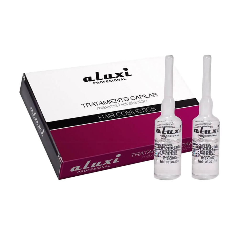 Ампули для волосся Aluxi Maxima Hidratacion Суперформула, для максимального зволоження, 6*8 мл