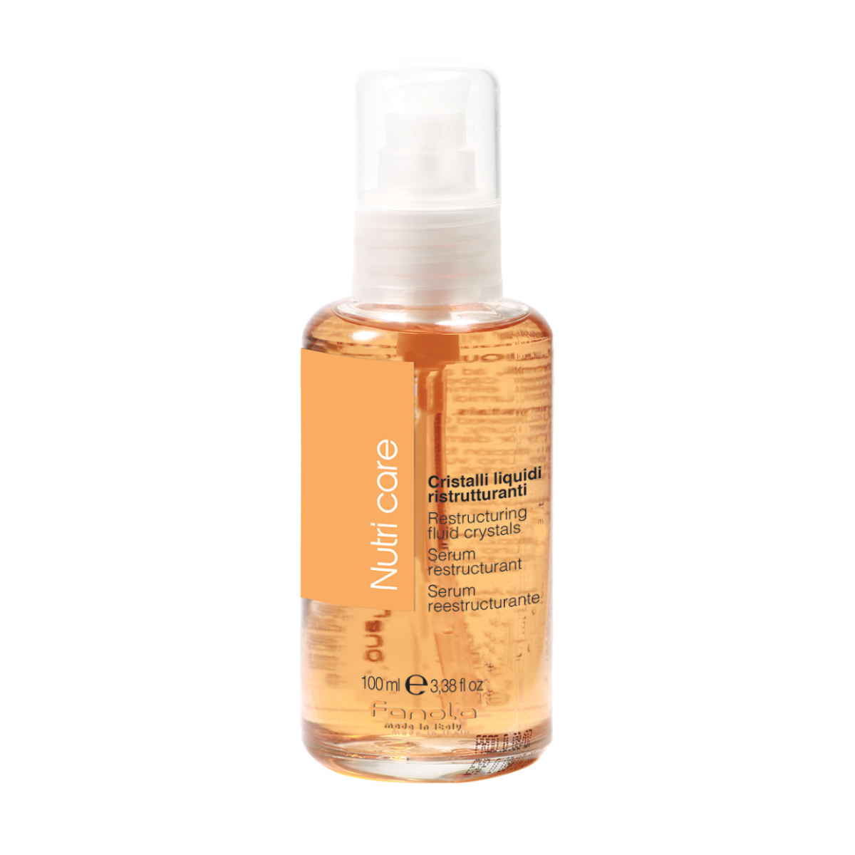 Рідкі кристали Fanola Nutri Care Restructuring Fluid Crystal для сухого волосся, 100 мл